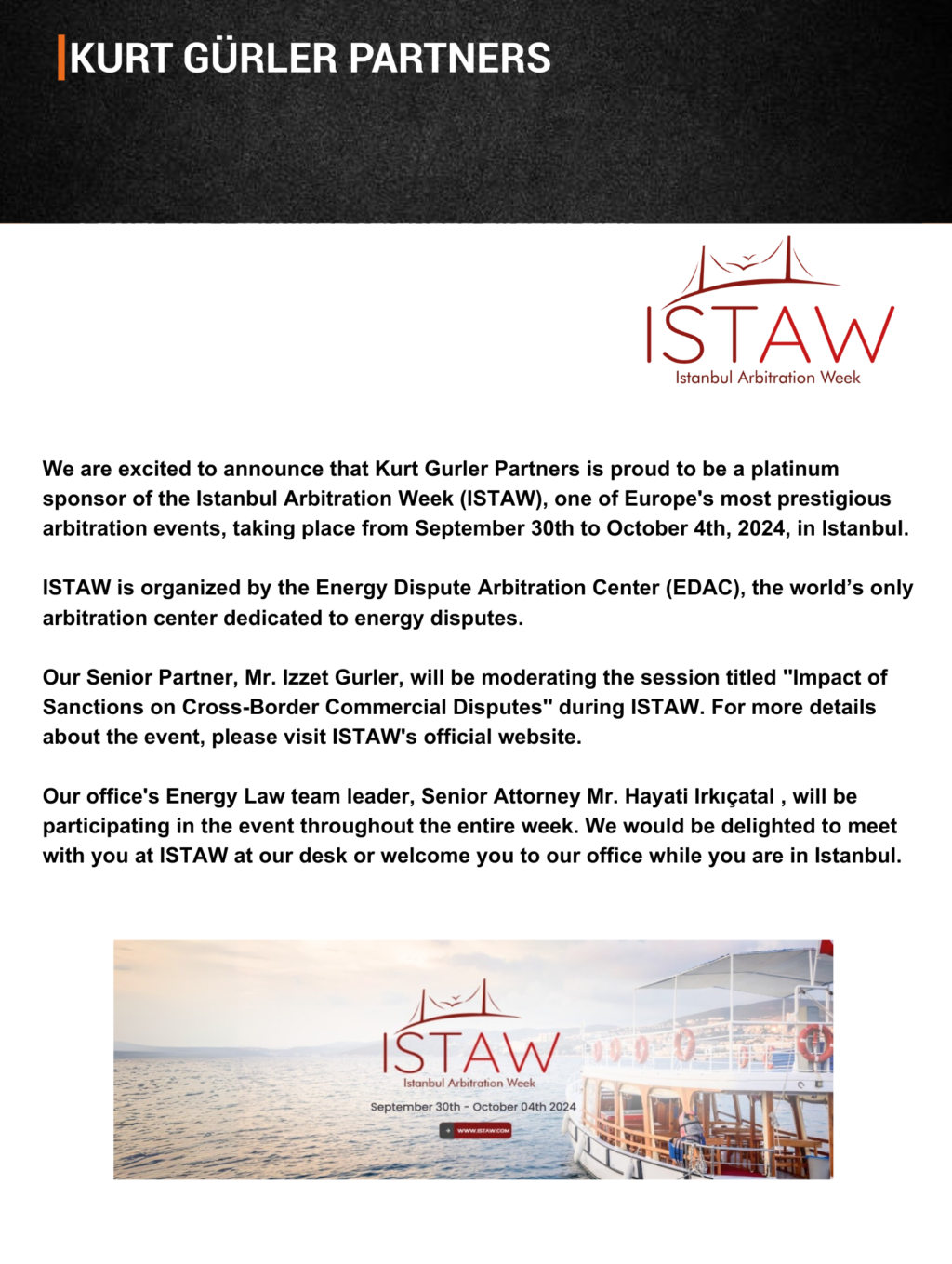 Istanbul Arbitration Week (ISTAW)